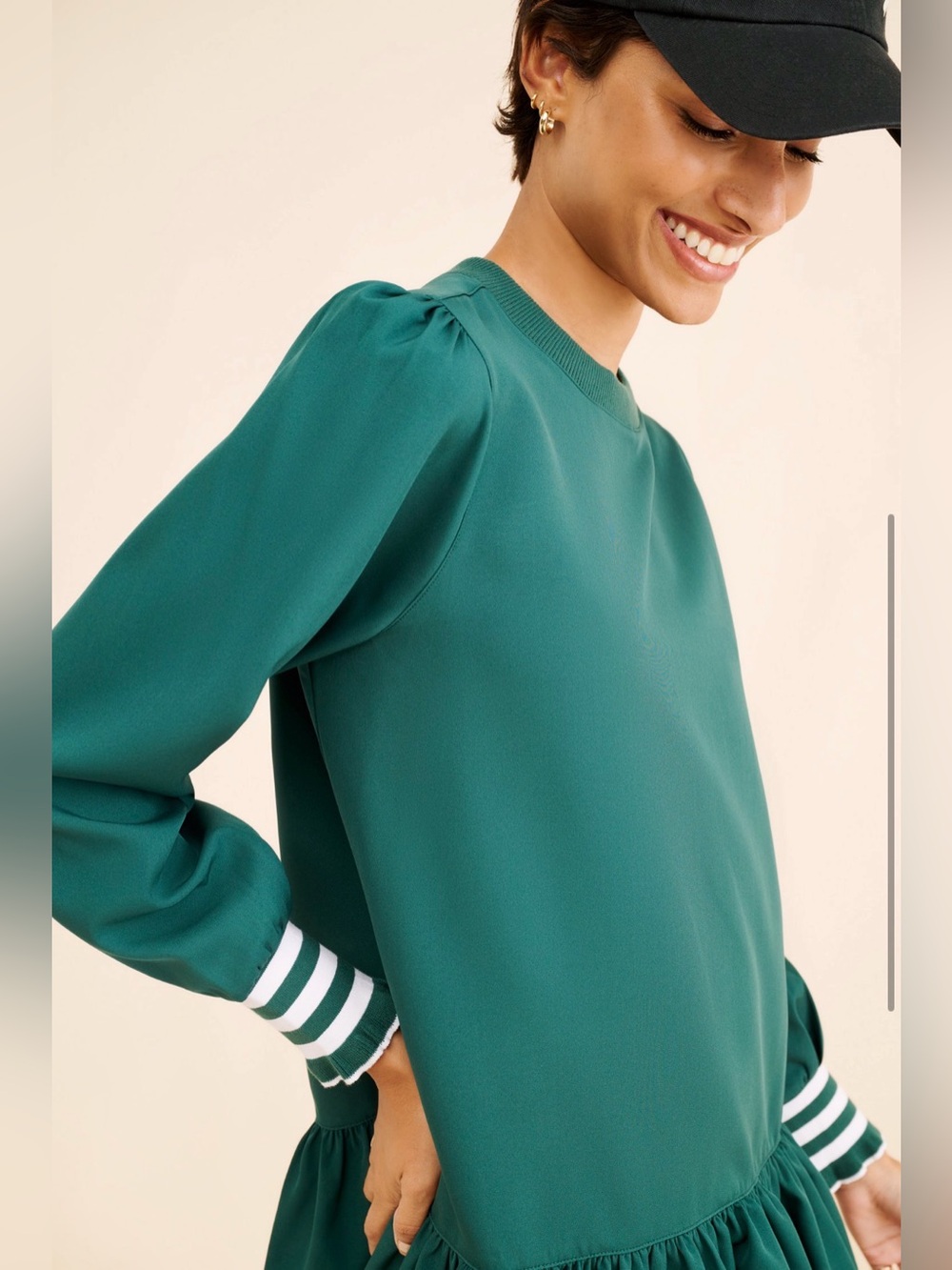 Addison Bay Vine Dress in Dark Green | Small - Picture 3 of 7